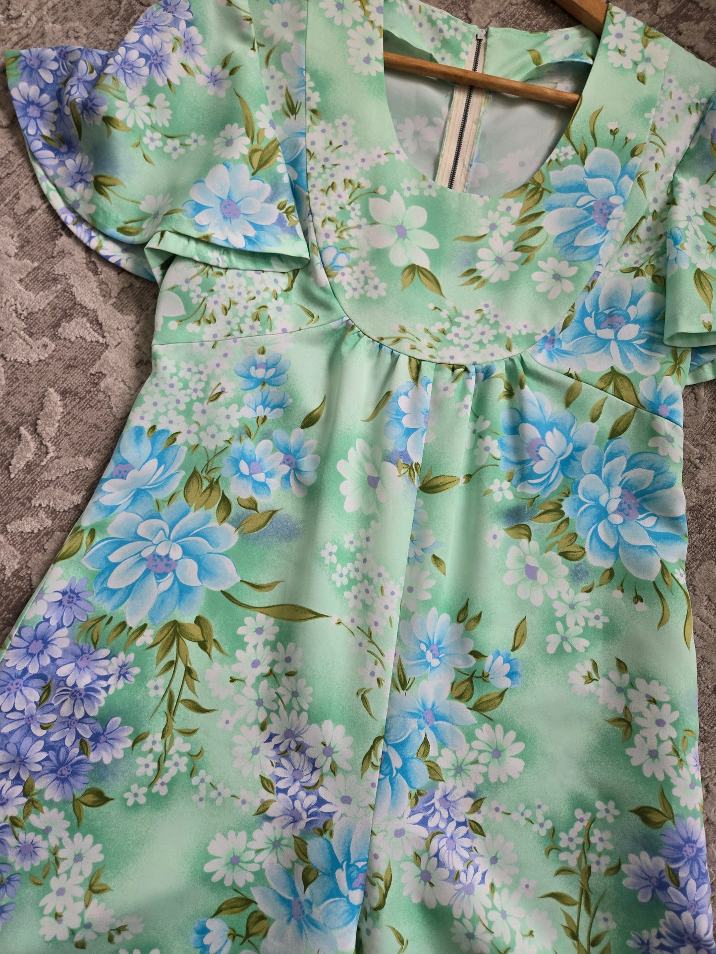 Vintage 1960s Flower Power Jumpsuit - S/M