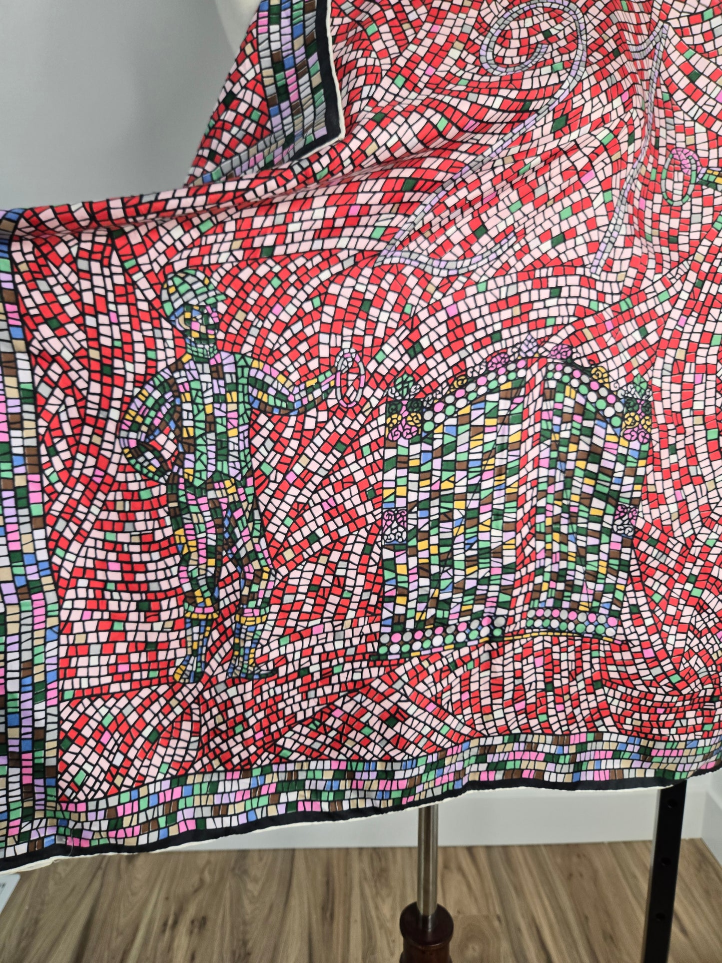 Rare Vintage Jack and Charlie's "21" Jockey Silk Scarf