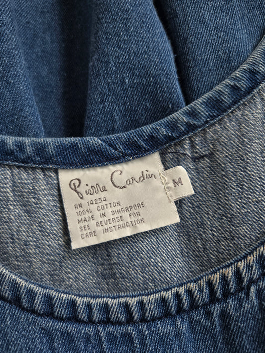 Pierre Cardin Vintage Denim Jumper Dress - M/L