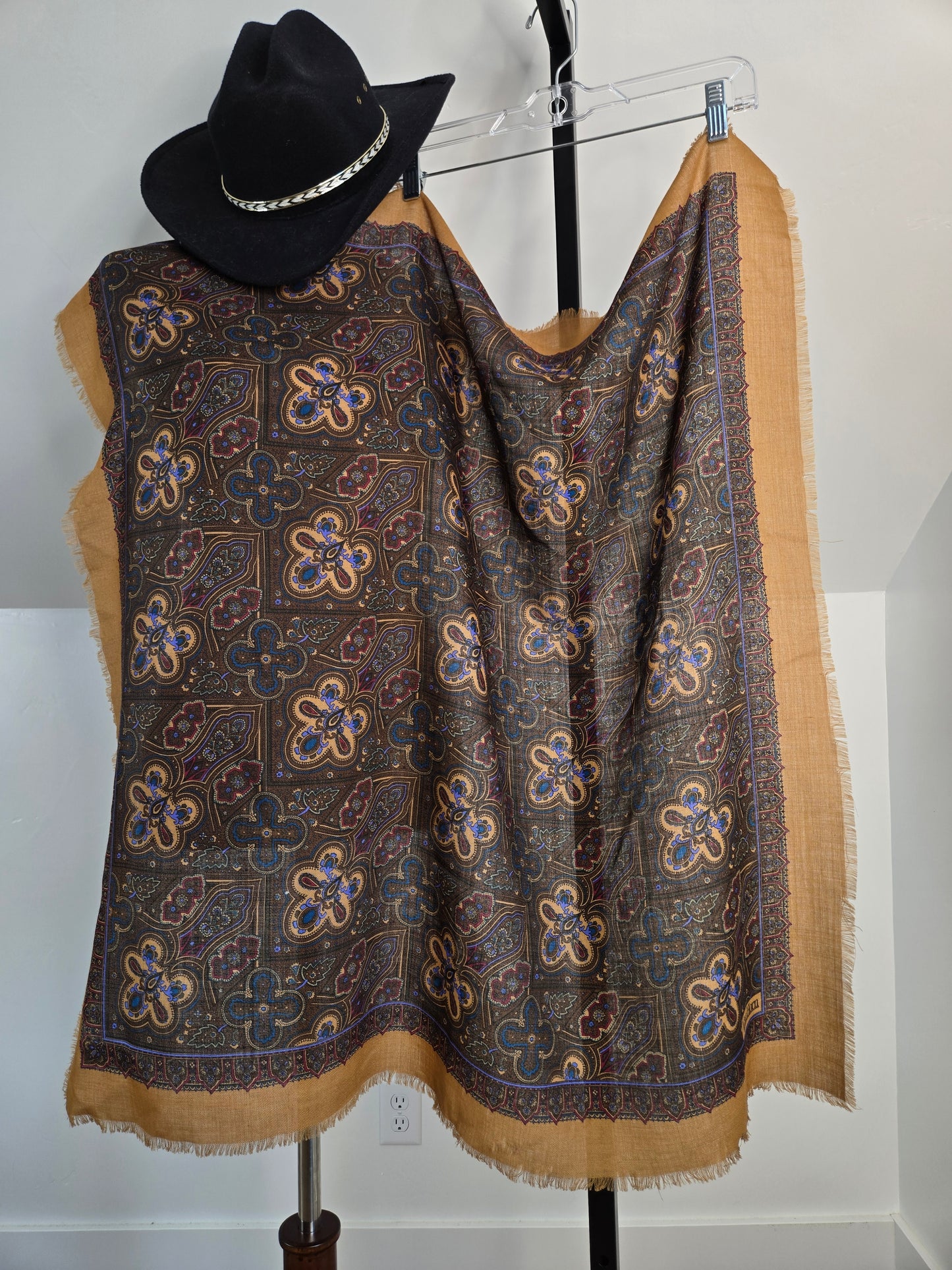 Van Horn Lightweight 100% Wool Scarf Made in Japan