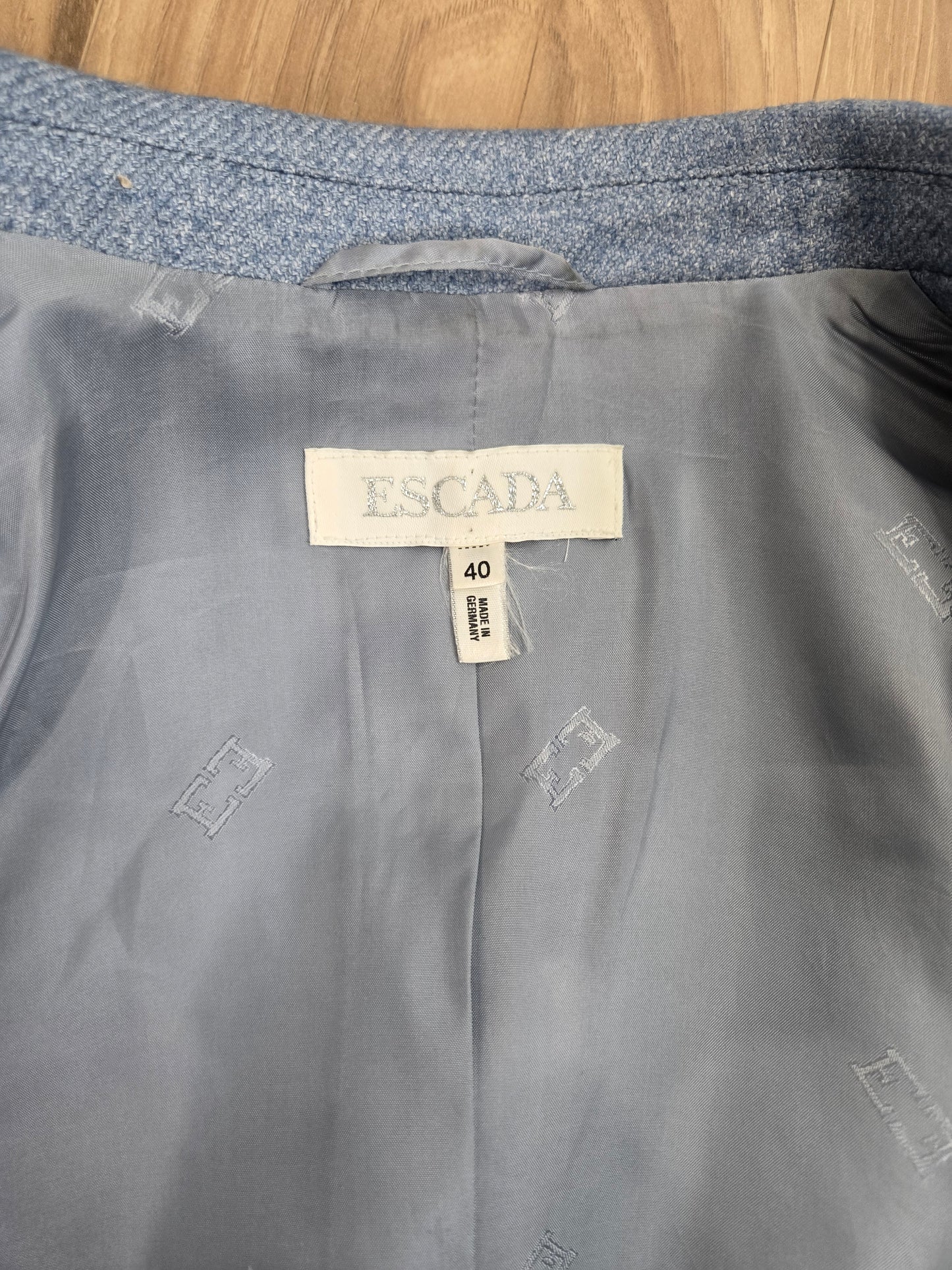 Escada Cashmere and Silk Made in Germany Vintage Blazer - large