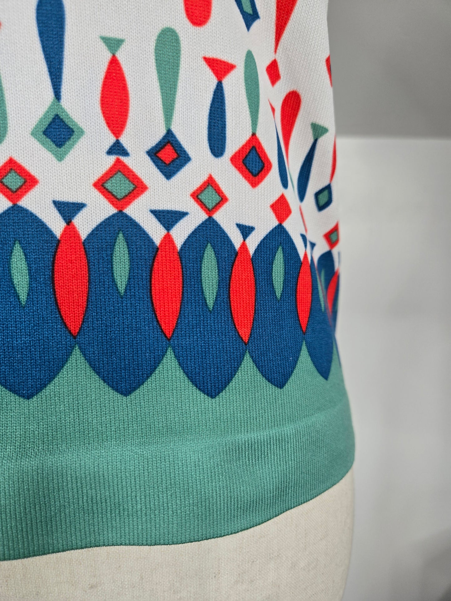Neyret Paris Made in France Mid Century Mod Print Tee - XS/S