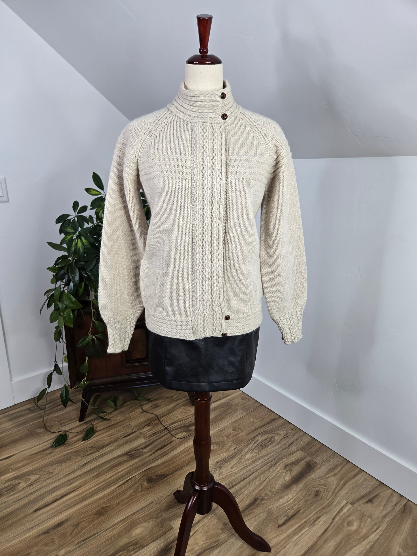 Eddie Bauer Vintage Wool Full Zip - medium