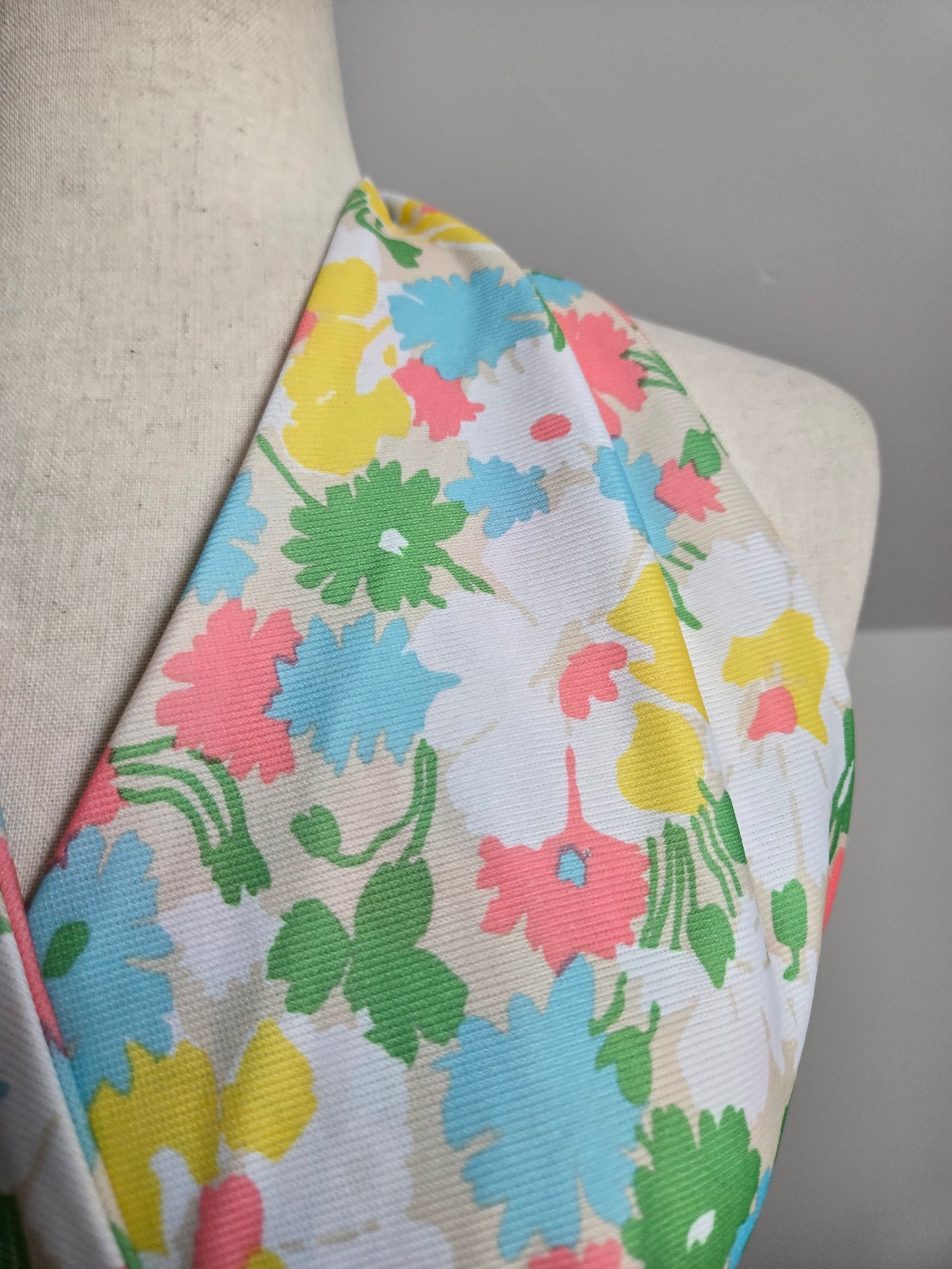 Vintage 70s Floral Halter Top - S/M