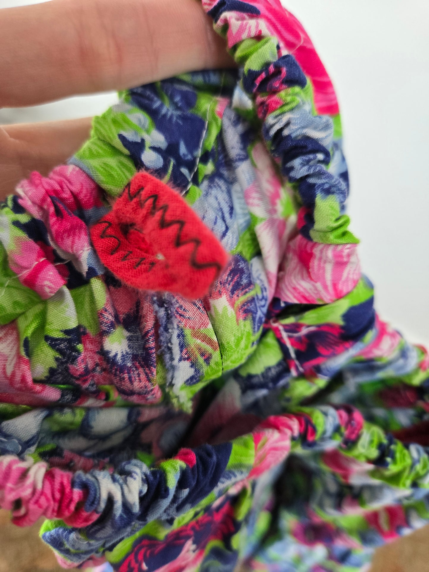 Vintage Floral Cotton Circle Skirt - S/M/L