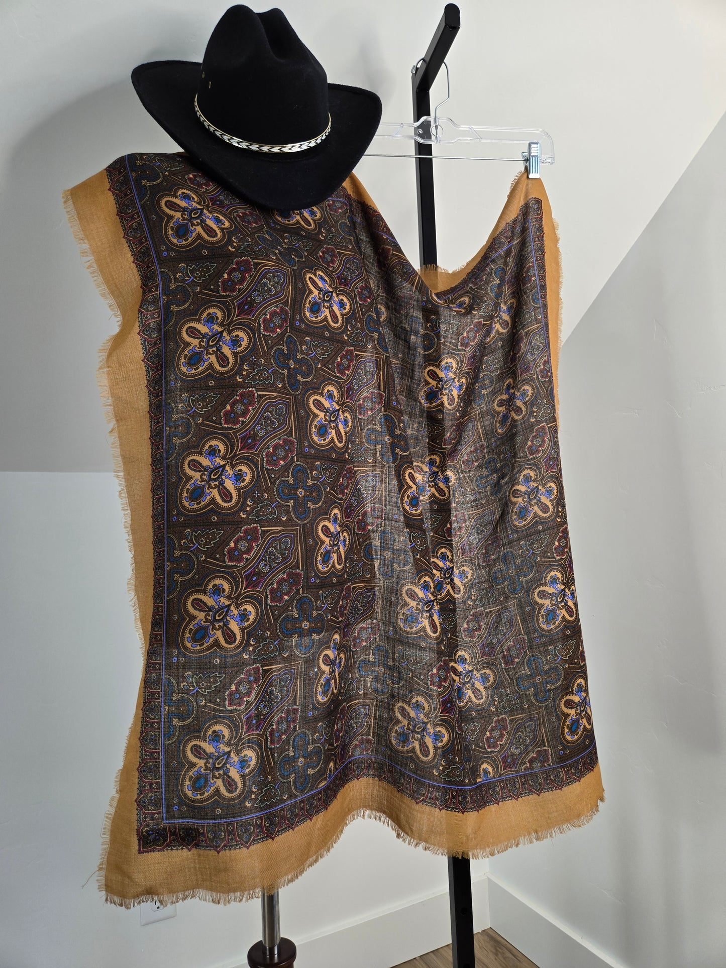 Van Horn Lightweight 100% Wool Scarf Made in Japan