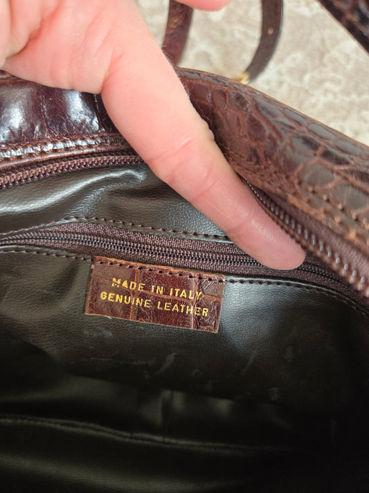 Vintage Italian Leather Crossbody