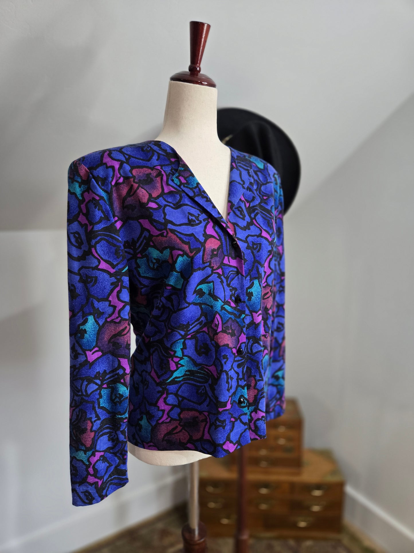 Scalera Vintage 60s Wool Made in Italy Top - small