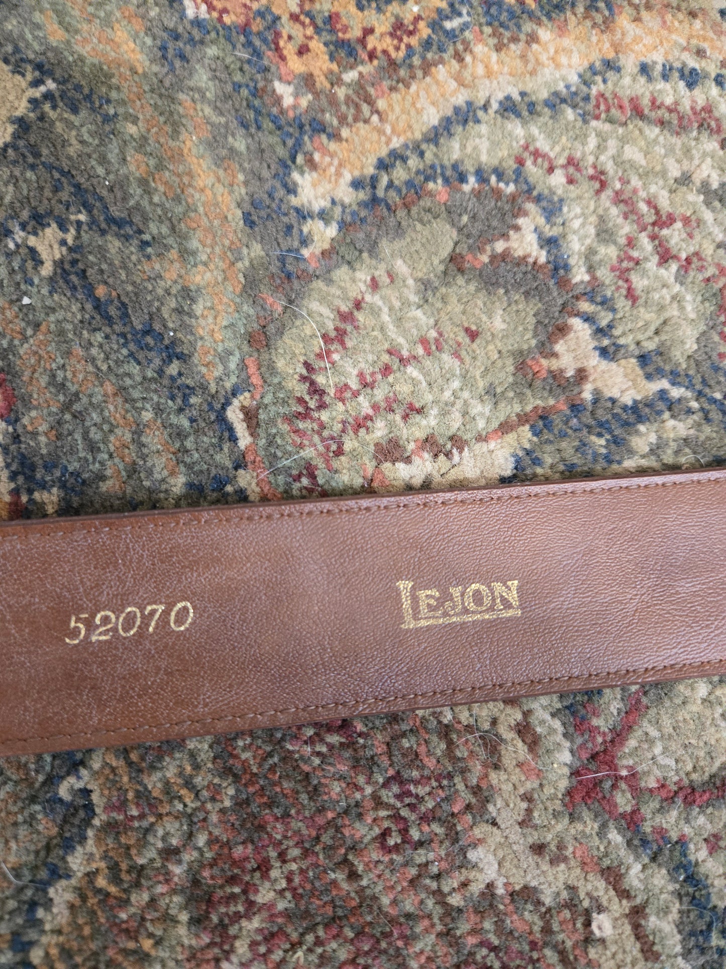Lejon Vintage 80s Imported Alligator Leather Belt - W25-28"