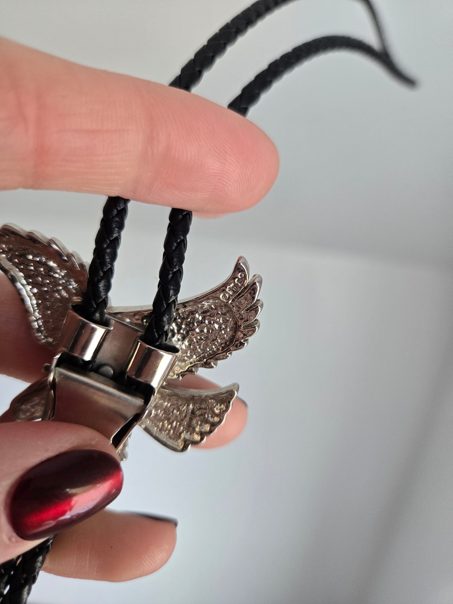 1989 Eagle Inlay Bolo Tie