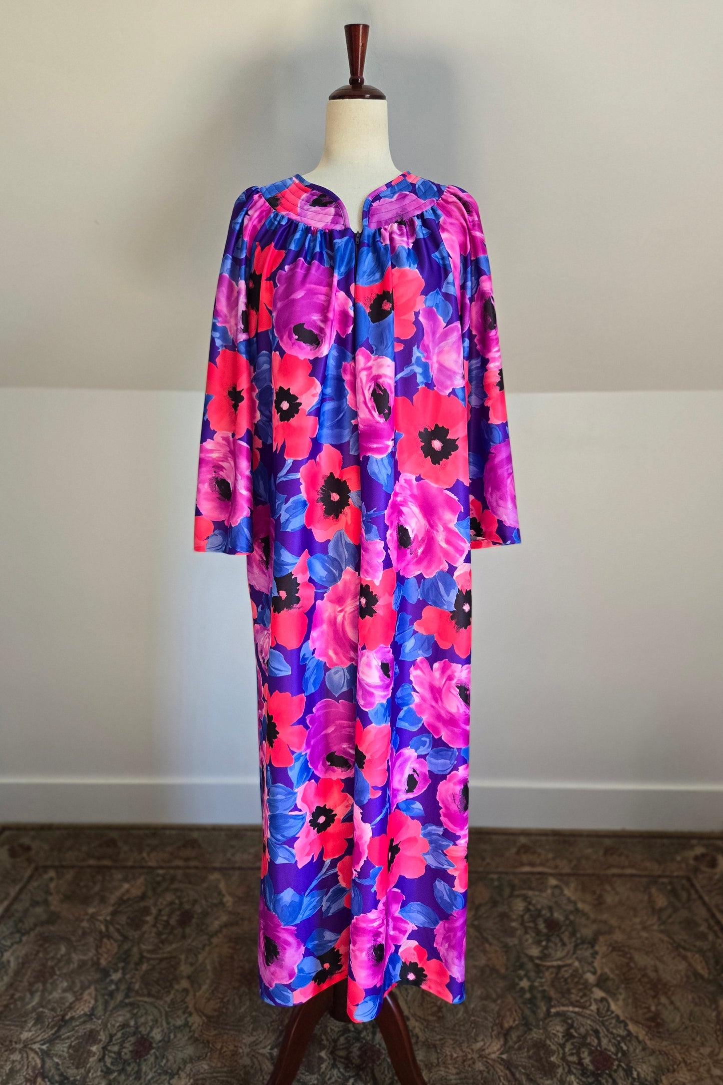 Granada Vintage Floral House Dress - large/XL