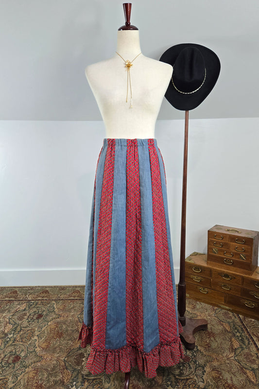 Chessa Davis Vintage Prairie Maxi Skirt - L/XL