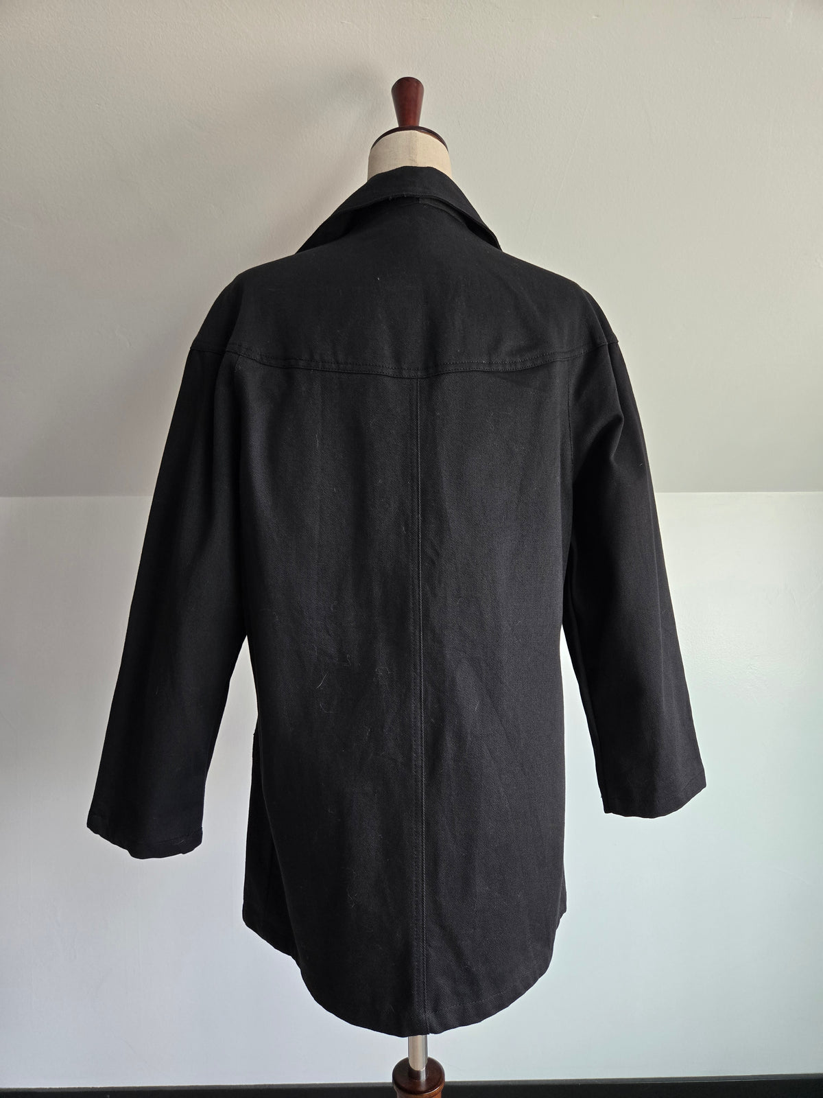 Jen Jen by Darian Vintage 80s Cotton Denim Jacket with Red Gems -