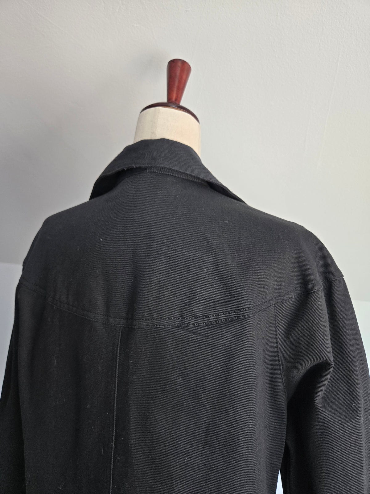 Jen Jen by Darian Vintage 80s Cotton Denim Jacket with Red Gems -