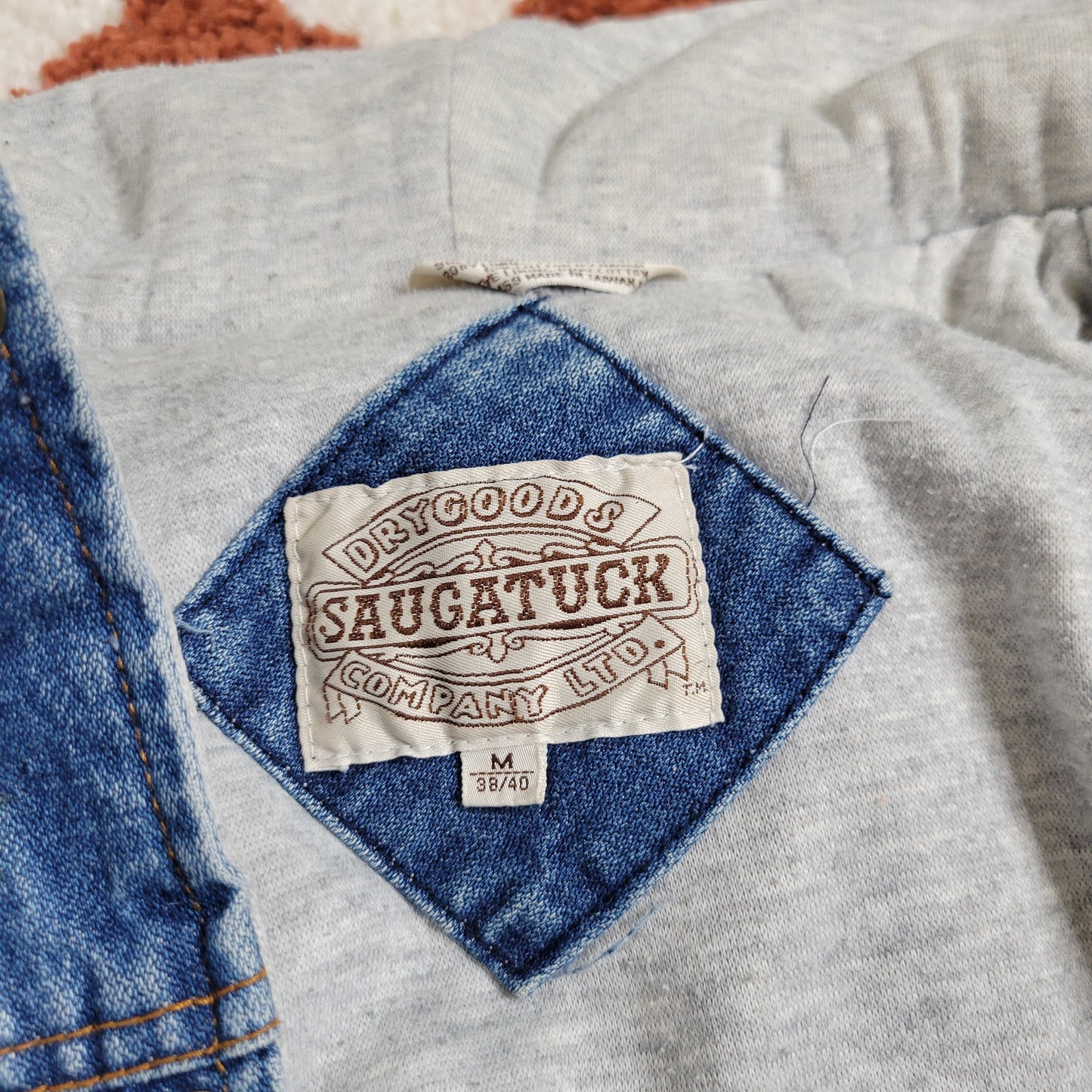 Vintage 90s Drygoods Company LTD Saugatuck Hooded Denim Jacket - Medium