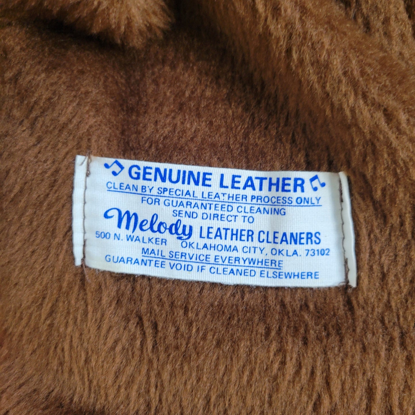Pioneer Wear Vintage Sherling Lined Leather Vest - Size 42