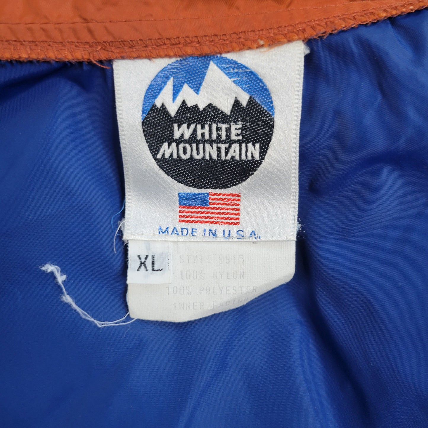 White Mountain Vintage Western Color Blocked Wind Breaker Shirt - XL