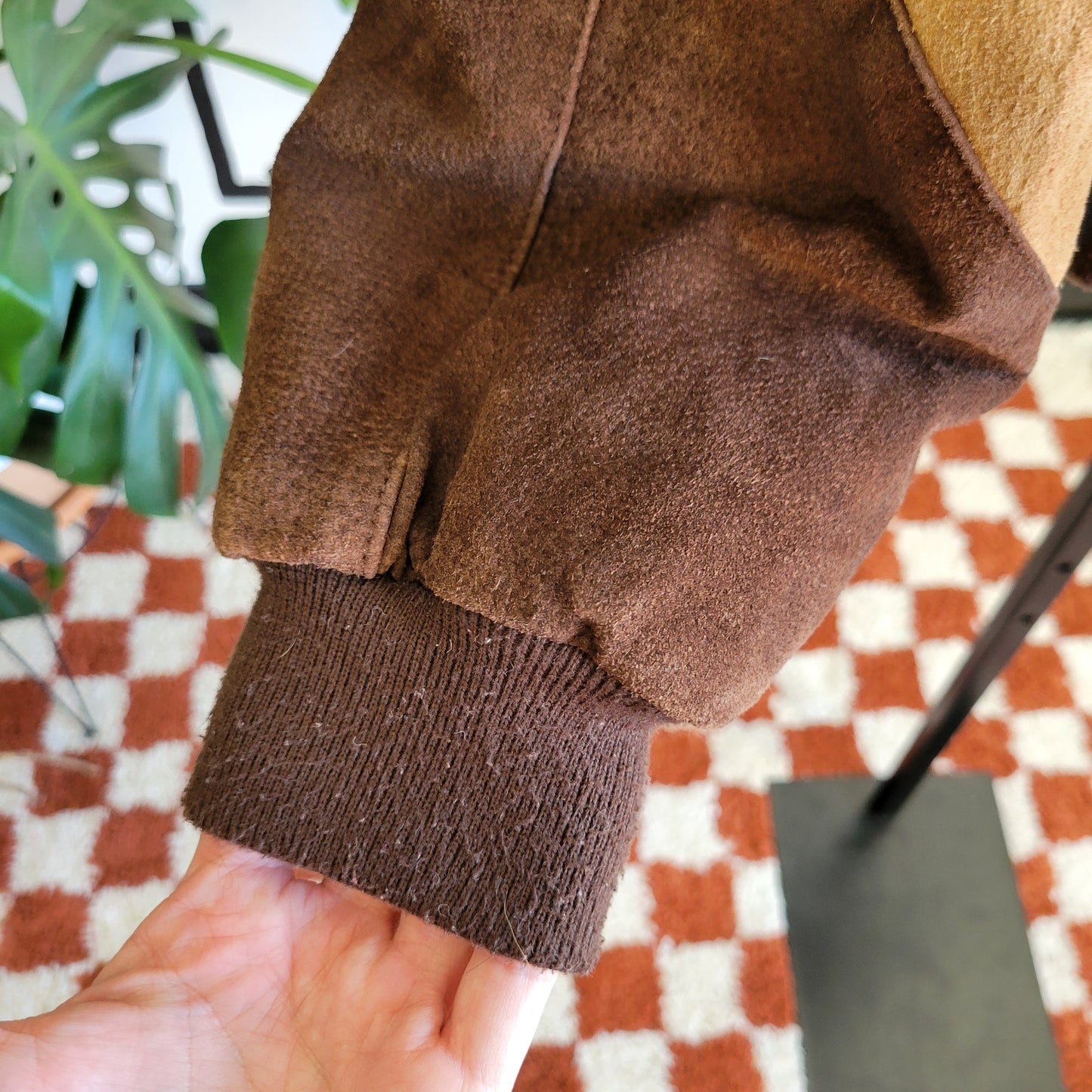 Vintage Cripple Creek Genuine Suede Leather Coat - Medium