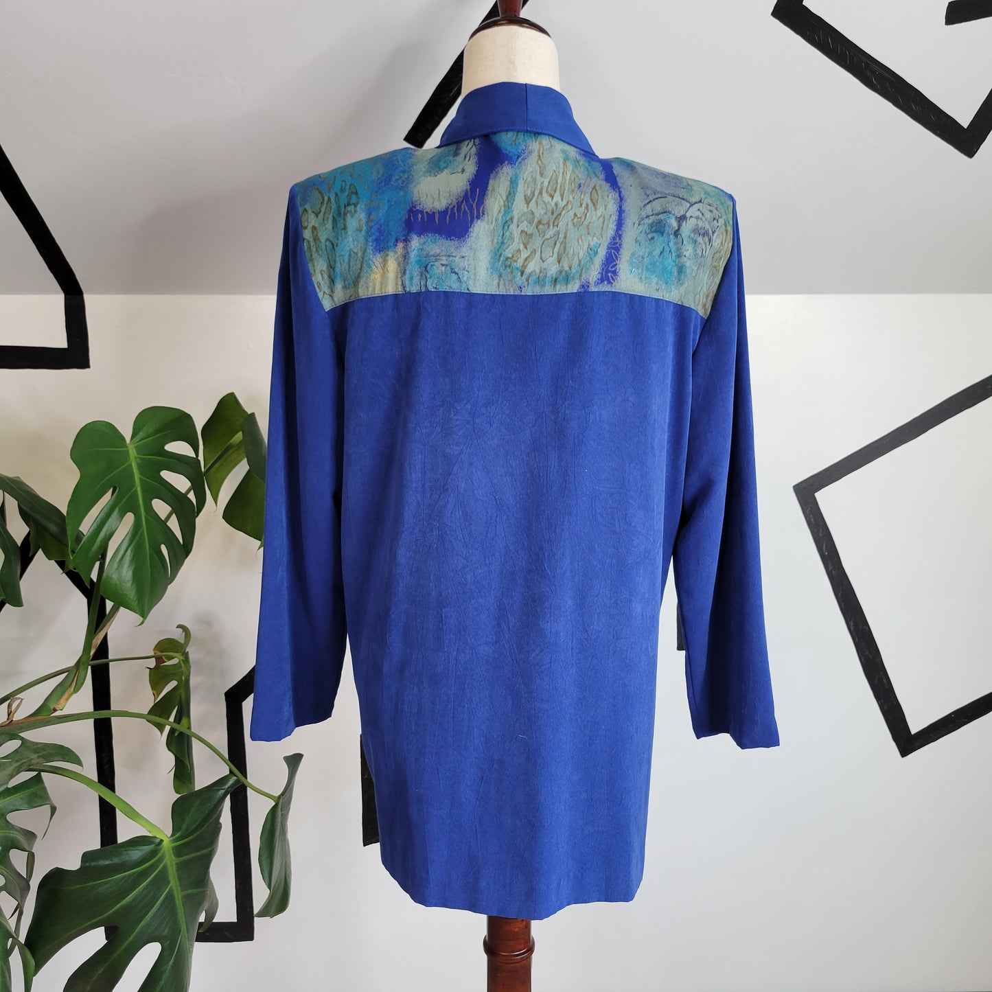 City Girl by Nancy Bolen 80s Vintage Royal Blue Western Blazer - size 10