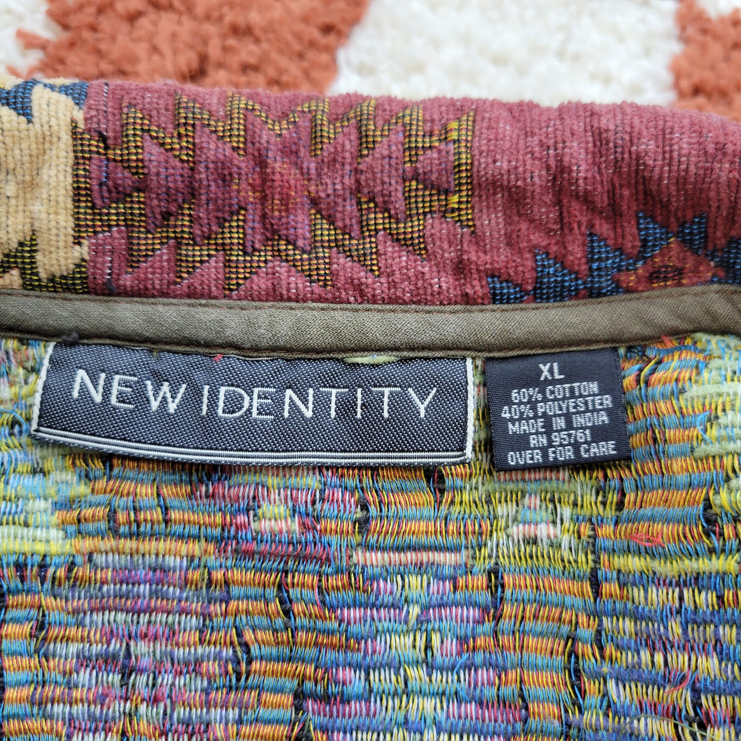 New Identity Vintage Western Tapestry Jacket - XL