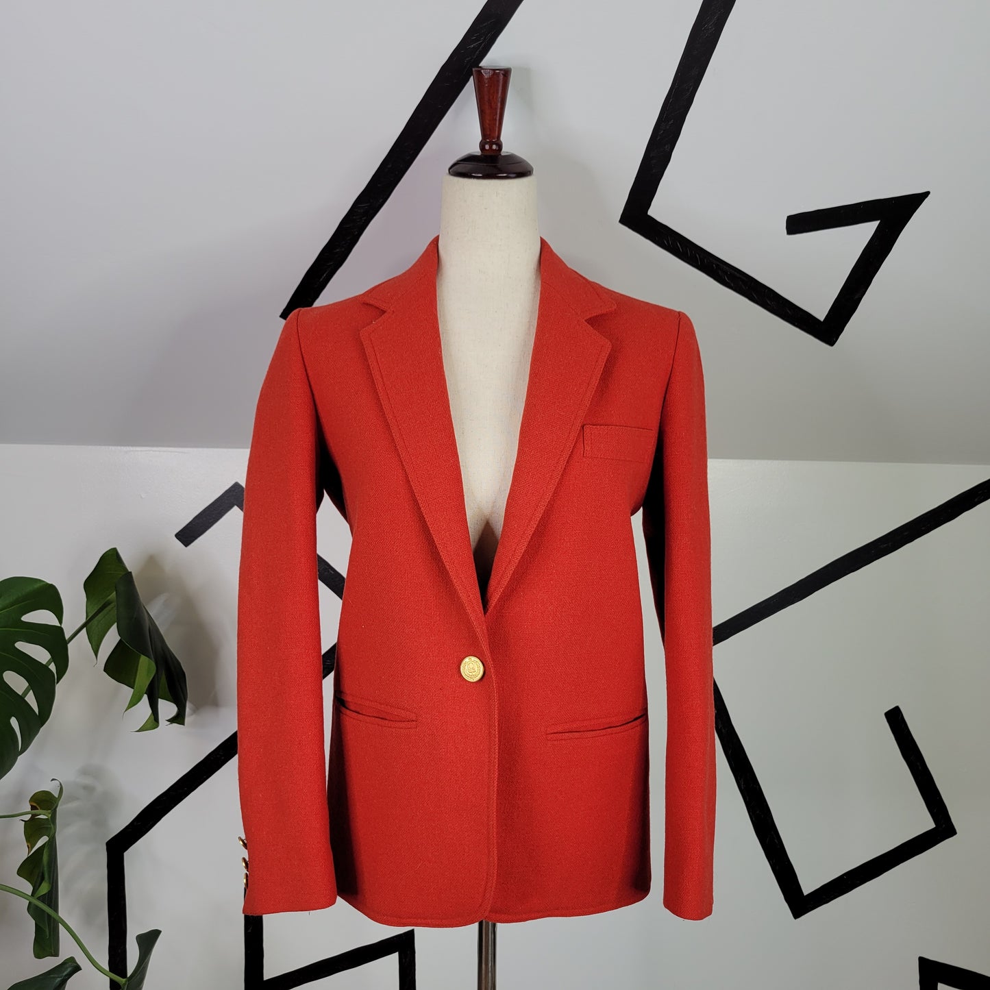 Nordstrom 70s Roth Le Cover Sport Made in Poland Vintage Wool Blazer - 10