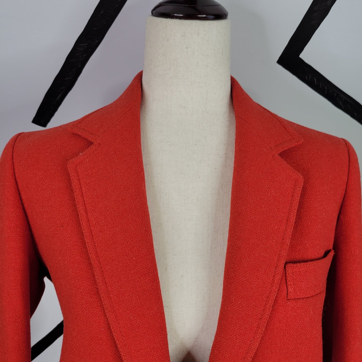 Nordstrom 70s Roth Le Cover Sport Made in Poland Vintage Wool Blazer - 10