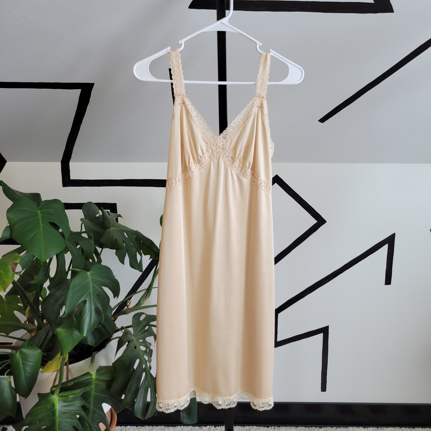 Capri Vintage 80s Slip Dress - small