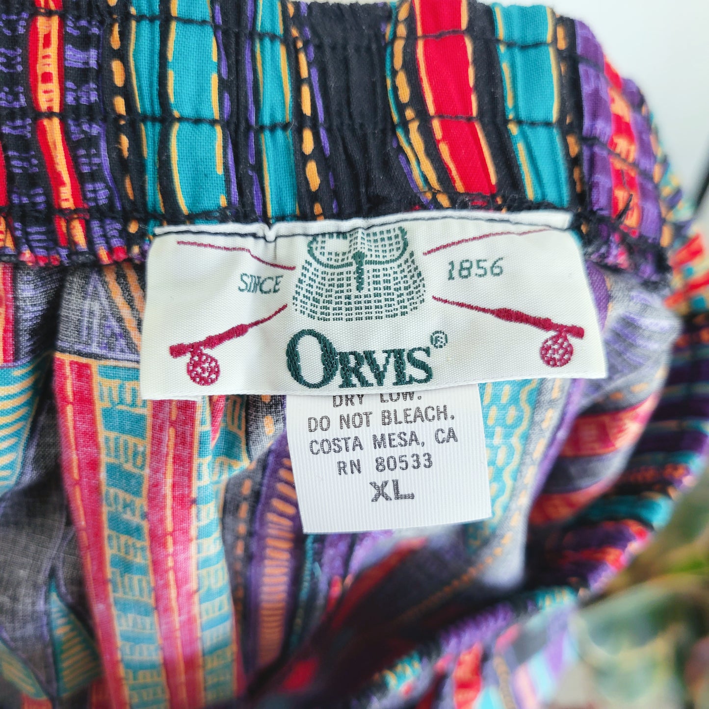 Orvis Vintage Western Print Skirt - XL