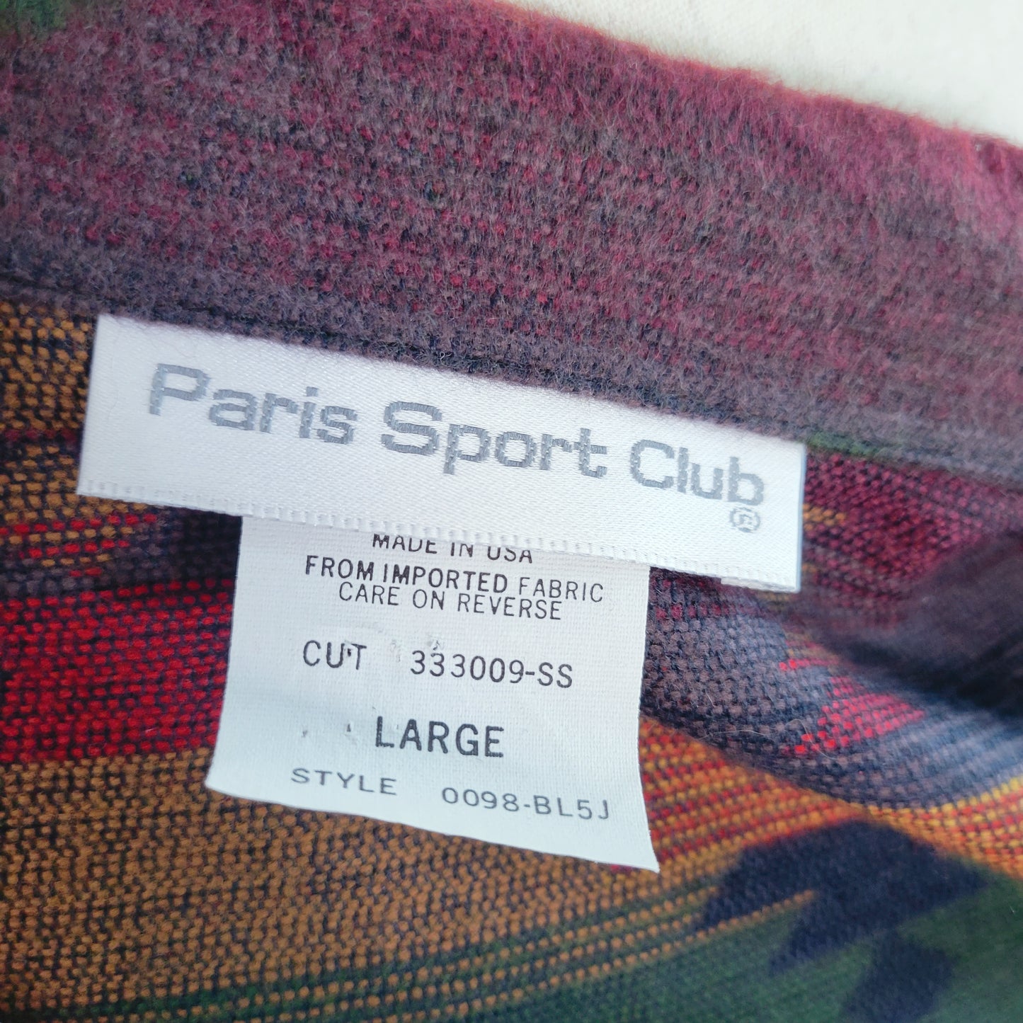 Vintage Paris Sport Club Southwest Blazer - large