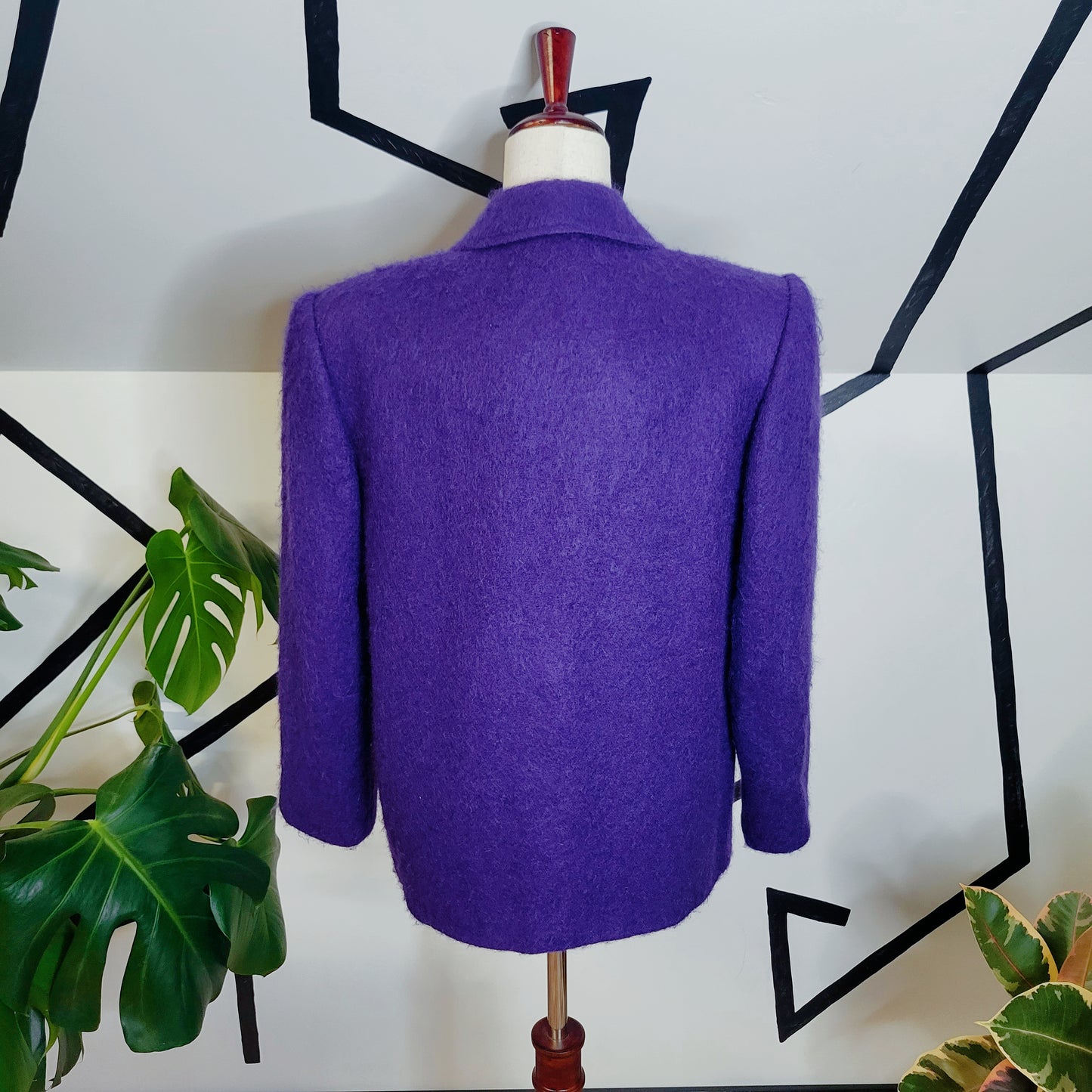Lombardi Inc High End 80s Vintage Purple Blazer - size 12