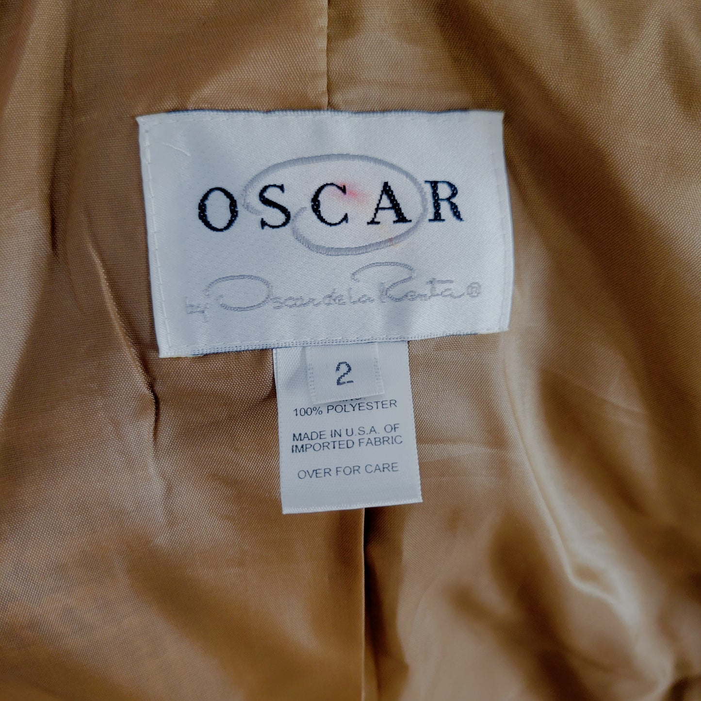 Oscar de la Renta Vintage Plaid Blazer - size 2