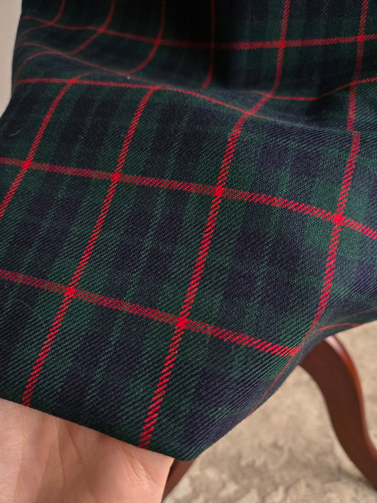 Pendleton Vintage Virgin Wool Classic Plaid Long Skirt - W29"