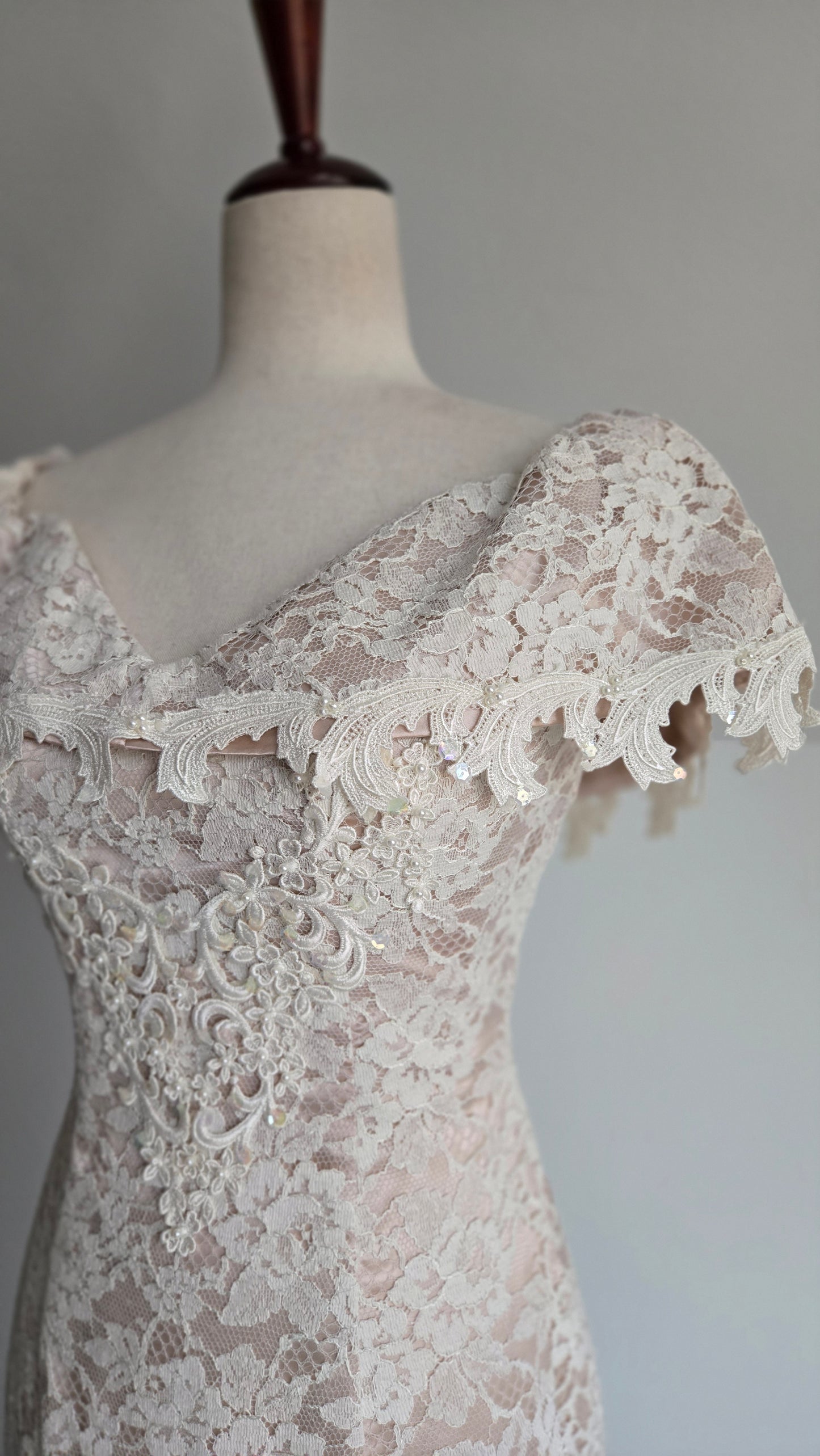 French Lace California Lace Formal Dress - XS/S