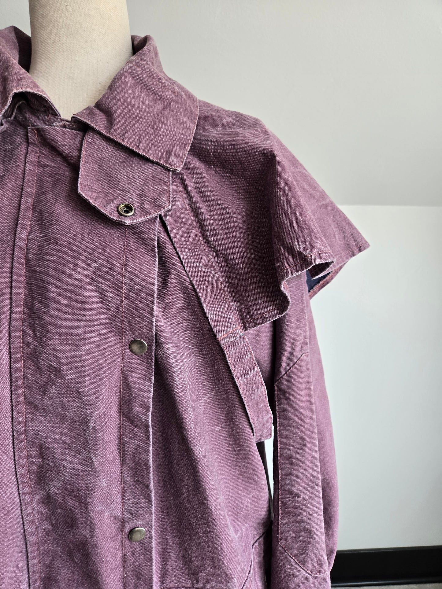 Australian Stock Saddle Co Town and Country Vintage Cotton Ranch Barn Coat - L/XL