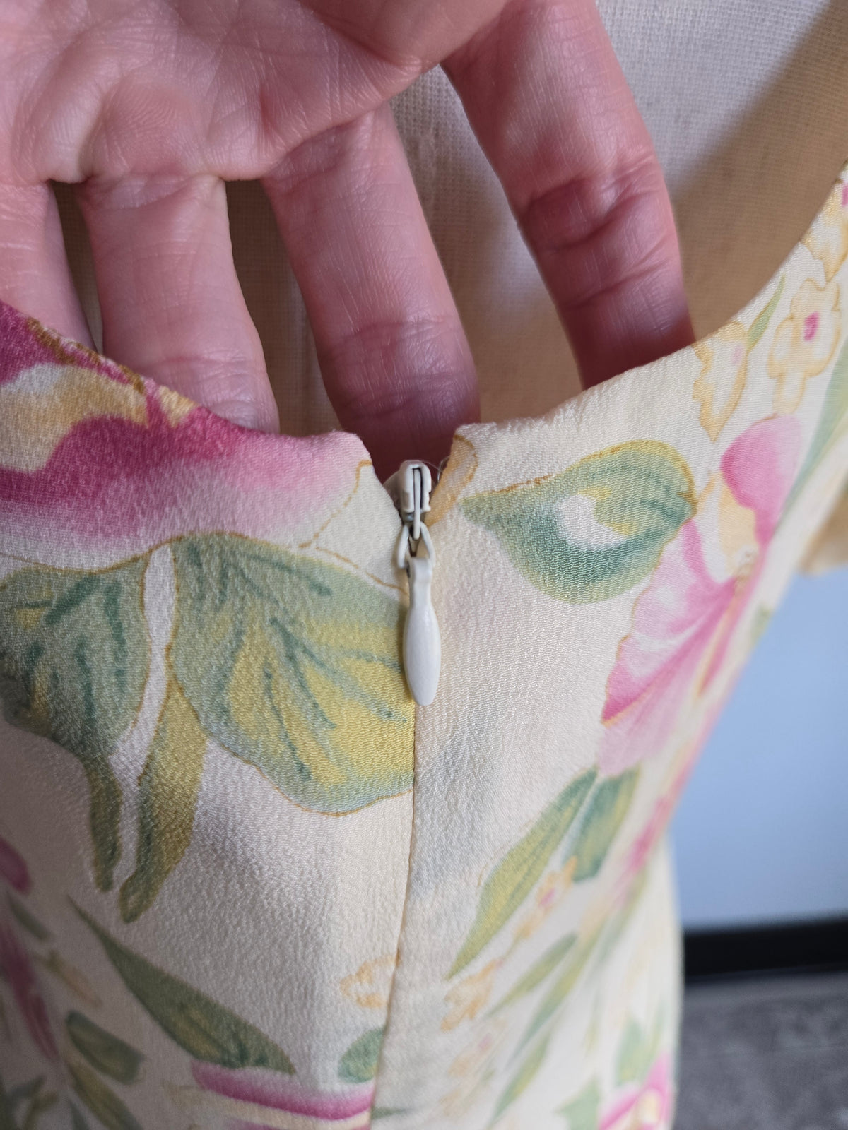 Vintage 90s Liz Claiborne Floral Dress - S/M