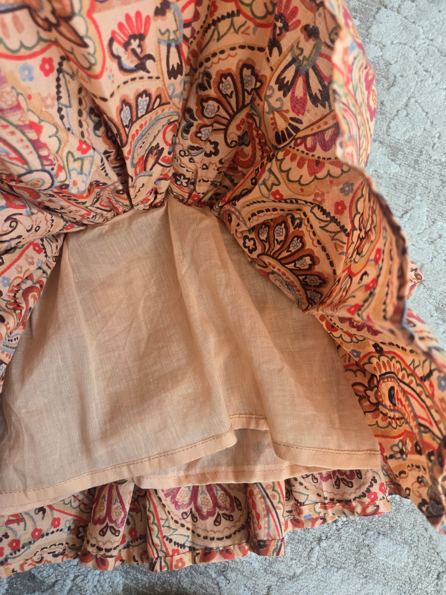 House of Harlow 1960 Cotton Paisley Skirt - Medium