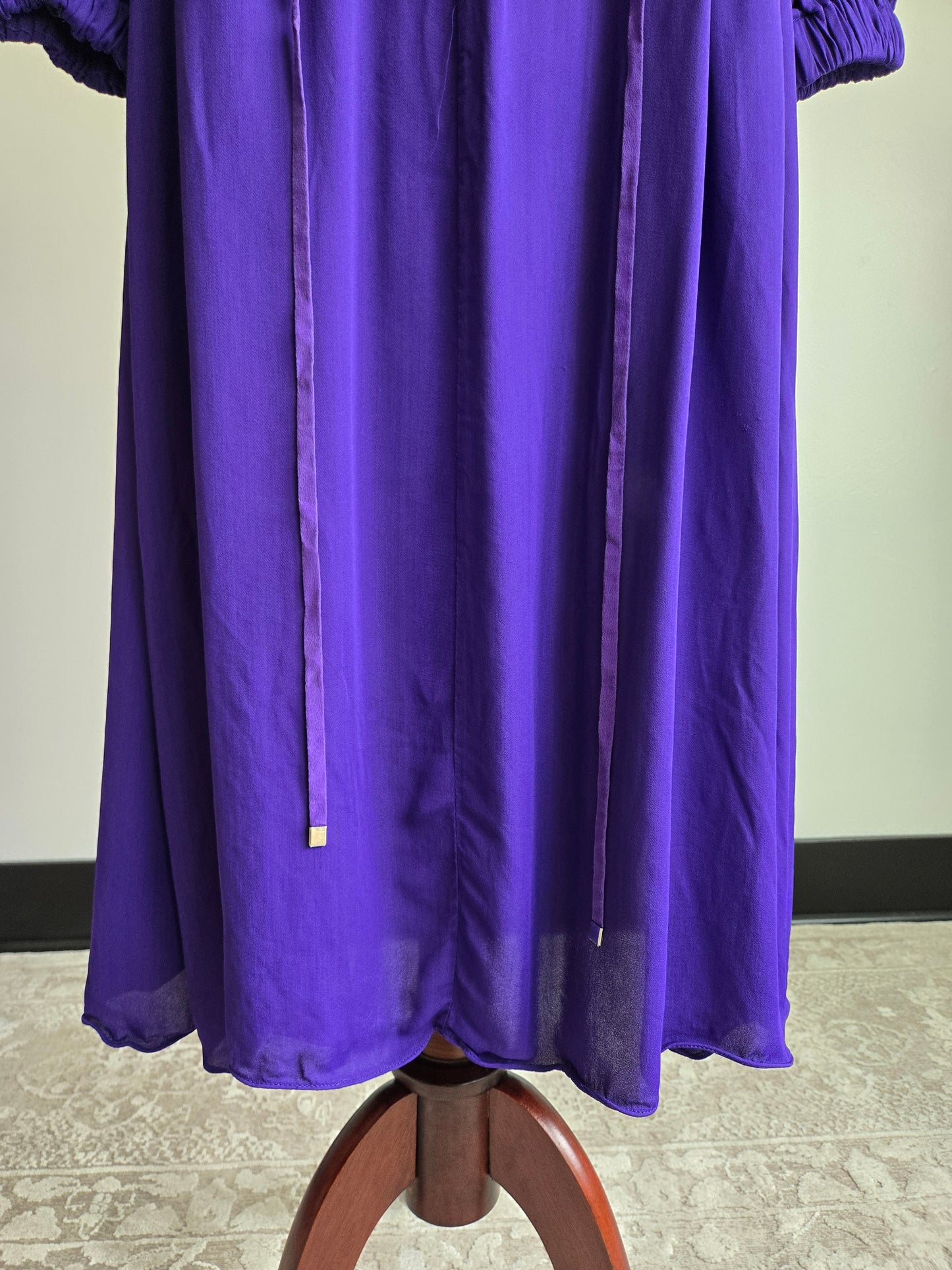 Tibi Designer Purple Drape Dress - XS/S/M