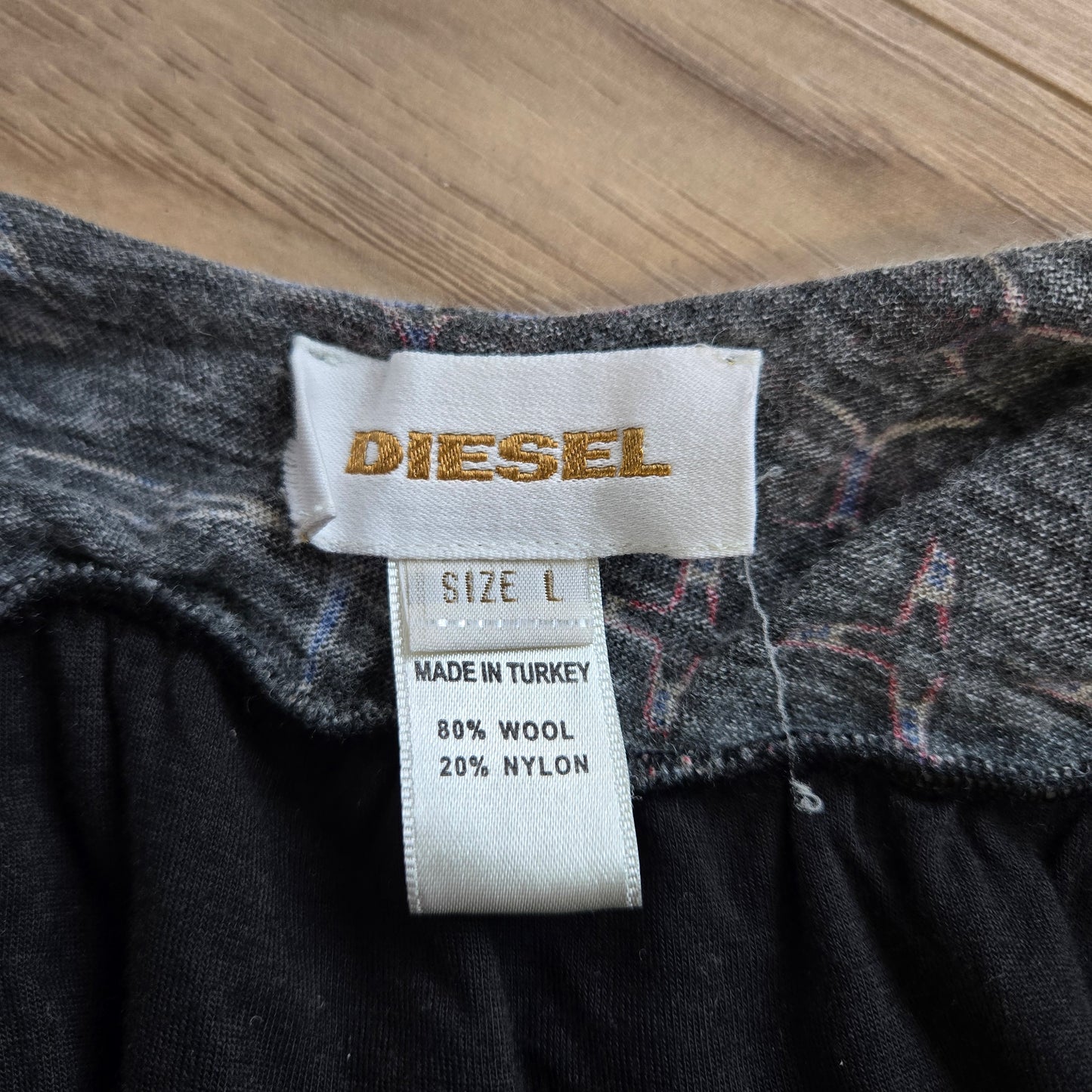 Vintage Diesel Denim Co Wool Made in Turkey Dress - Small