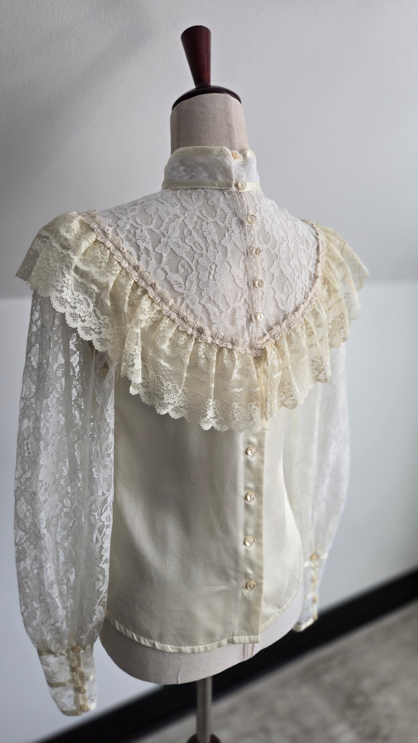 Gunnies Gunne Sax by Jessica Vintage 80s Blouse - Small