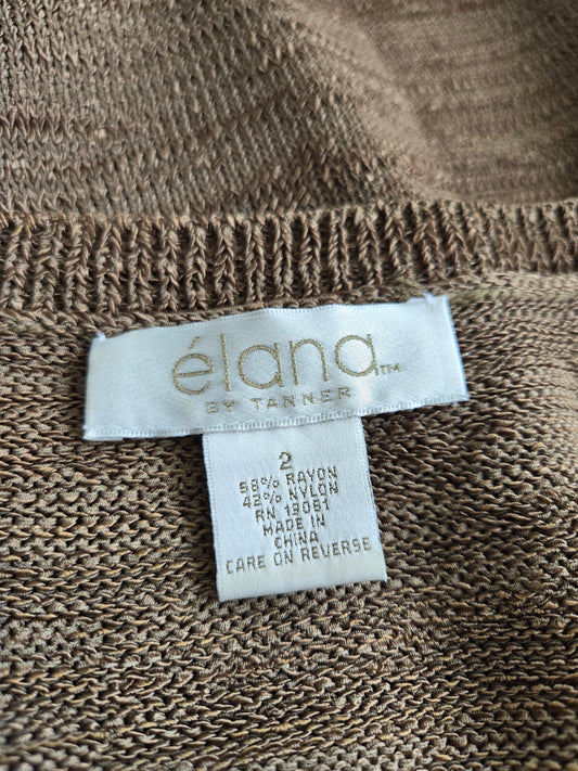 Elana by Tanner Vintage  Olive Green Vest Tank - XL/2XL
