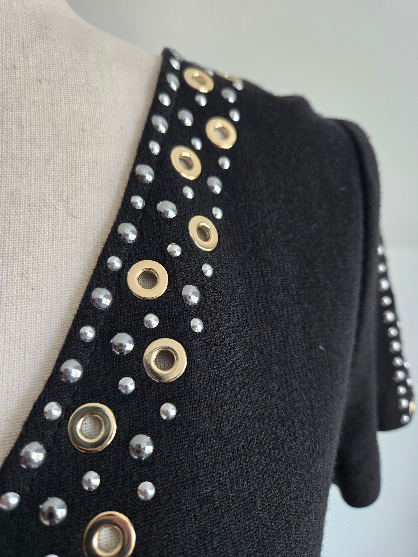 St John Couture Black Knit Dress - Size 4