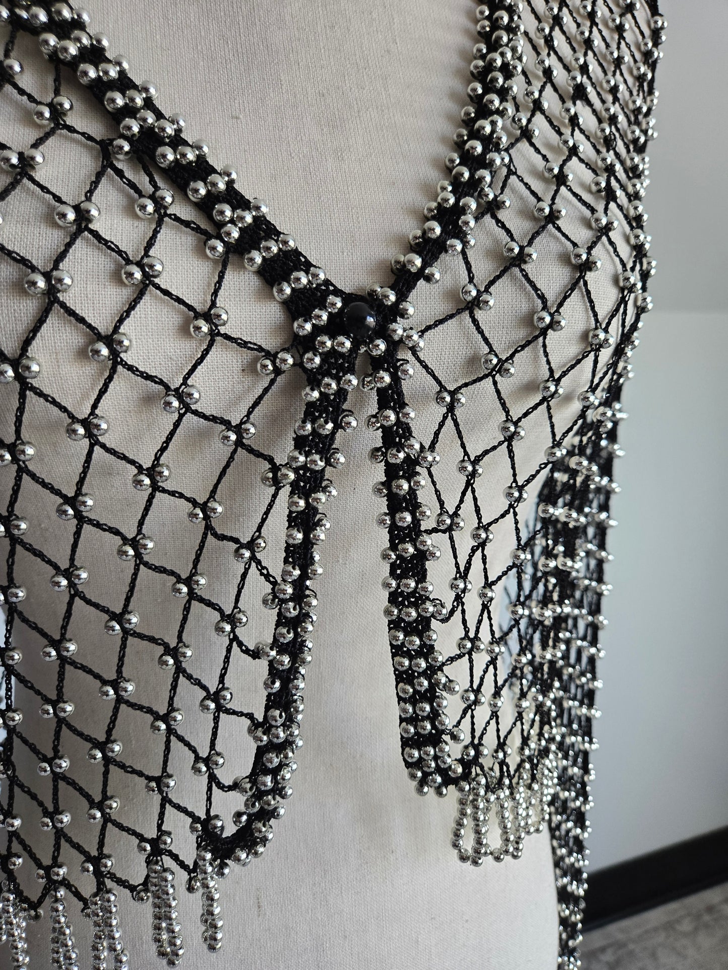 Vintage Beaded Bolero - XS/S