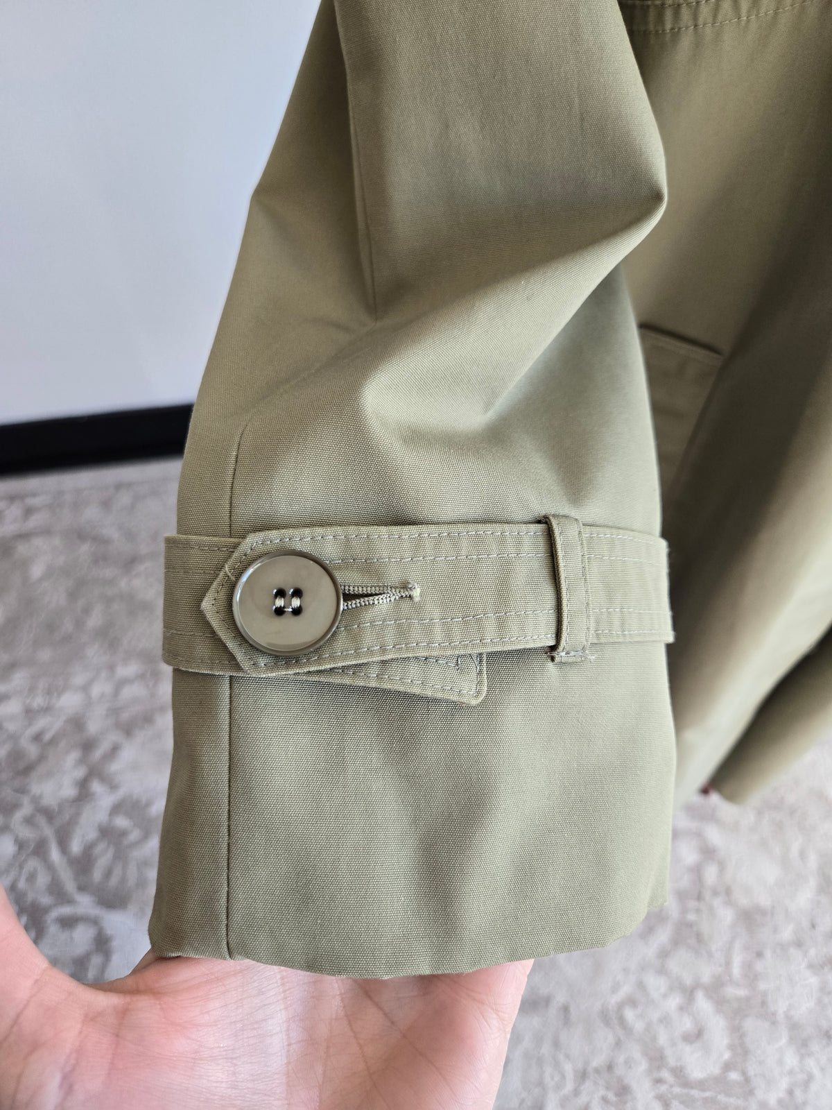 Vintage 60s Quilted Trench Coat - Small/Medium