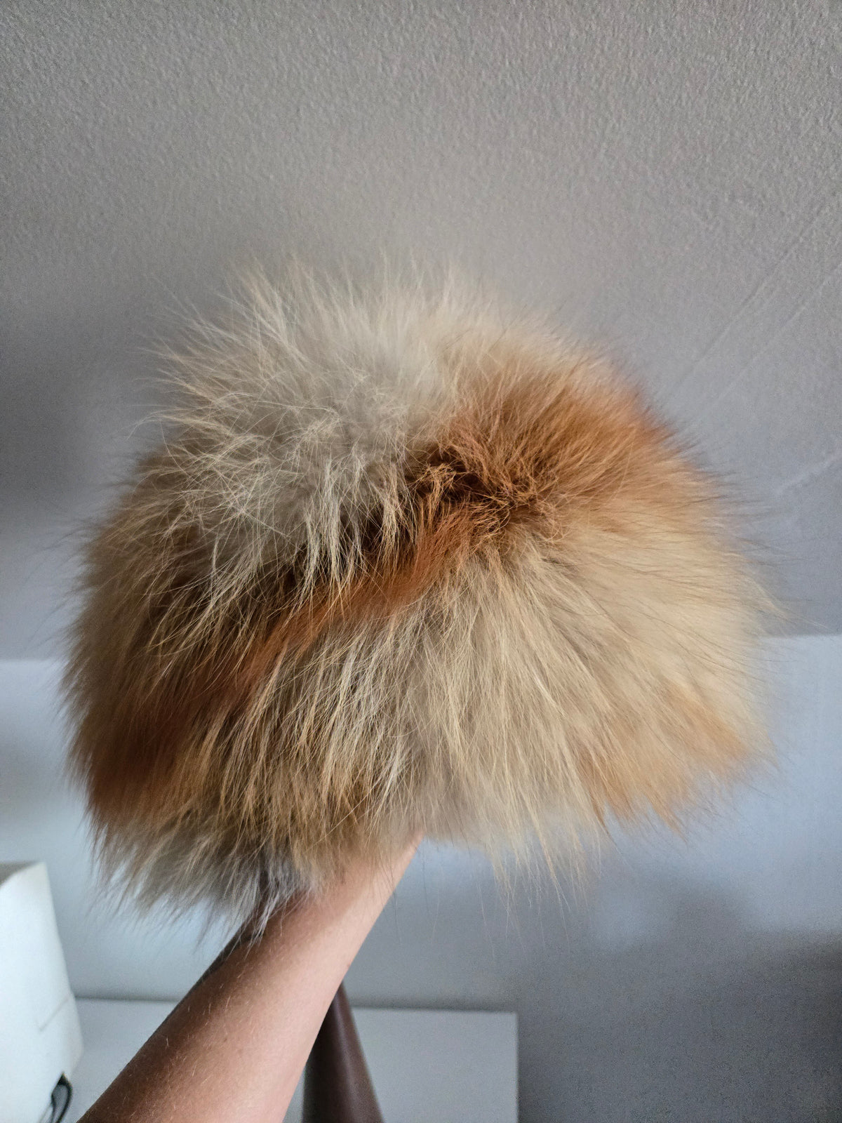 Vintage Genuine Red Fox Fur Hat