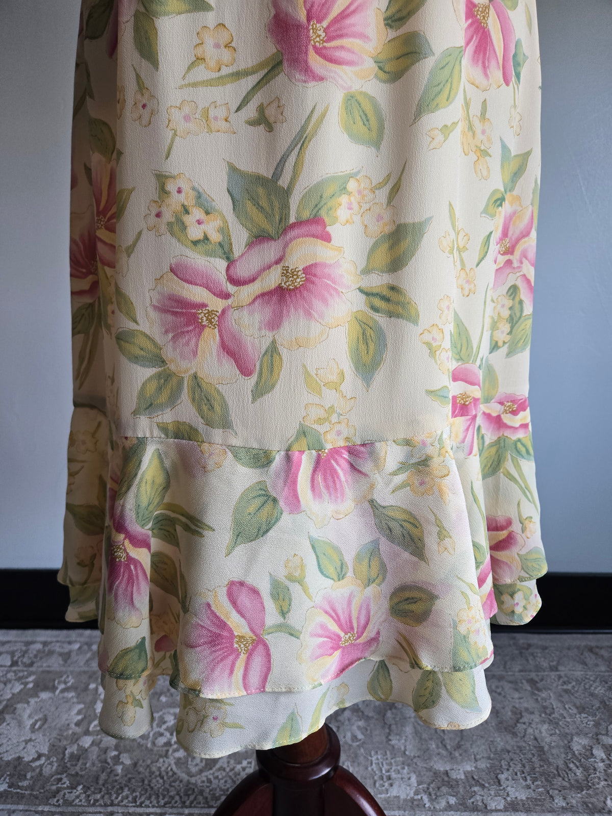 Vintage 90s Liz Claiborne Floral Dress - S/M
