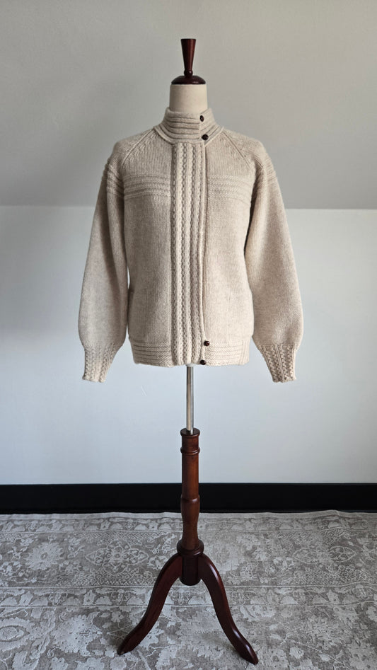 Eddie Bauer Vintage Wool Full Zip - medium