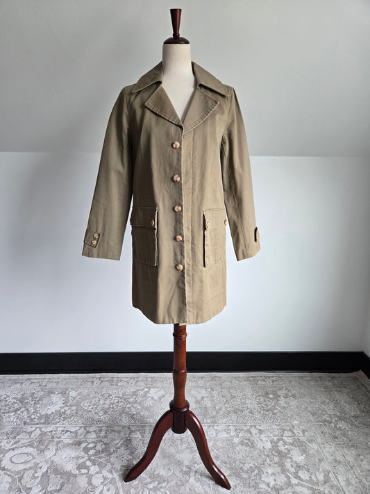 Weekend Workshop Cotton Tan Barn Coat - Small
