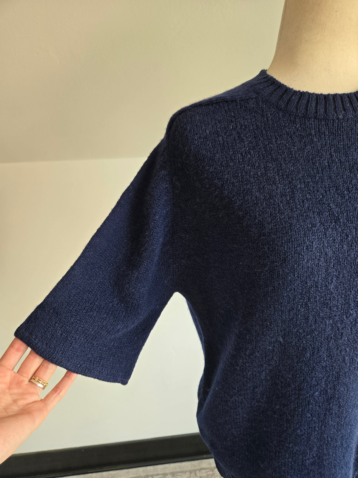 Vintage Hartog Marine Club South African Wool SS Sweater - M/L