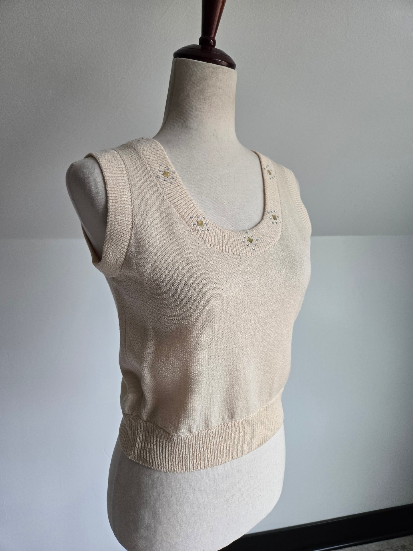 Vintage St John Knit Crop Tank - XS/S/M/L