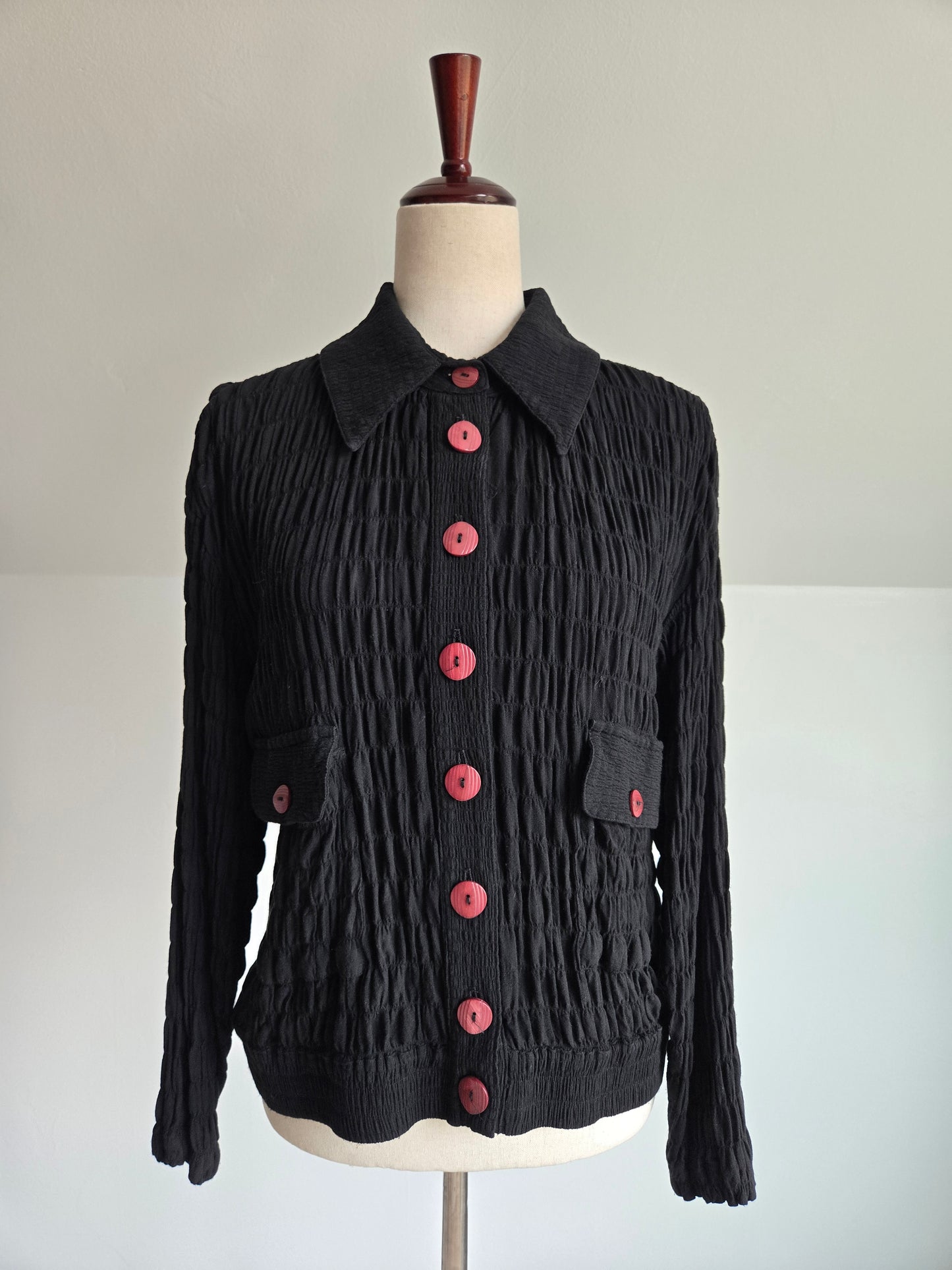 MZM Sport Vintage 90s Textured Jacket - Large